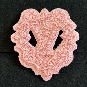 Fancy pink LV patch
